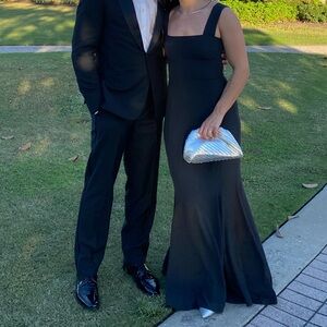 Reformation Ballina Dress - 8P - Black